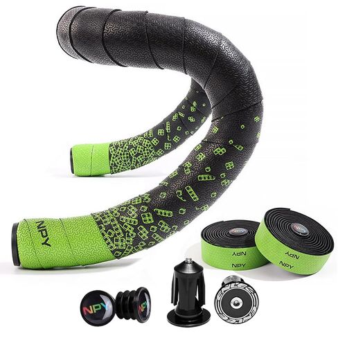 2PCS Bike Handlebar Tapes, Bicycle Handlebar Tape, Road Bike Handlebar Tape, Cycling Handle Wraps, Comfortable, Durable, Anti-Slip, Sweat-Absorbing Design, Orange in Saudi Arabia
