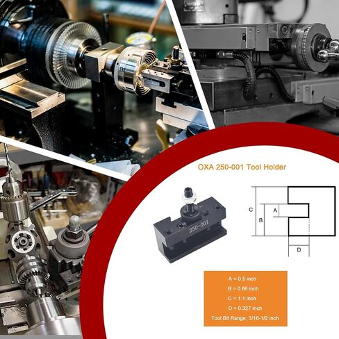findmall OXA #1 Quick Change Turning Facing Lathe Tool Post Holder OXA 250-001 in Saudi Arabia