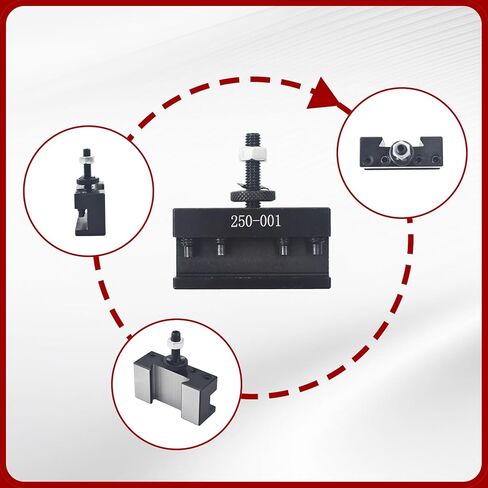 findmall OXA #1 Quick Change Turning Facing Lathe Tool Post Holder OXA 250-001 in Saudi Arabia