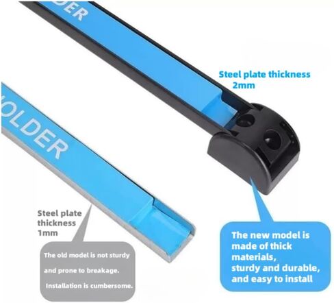 شريط حامل أدوات مغناطيسي مقاس 12 بوصة، 4 عبوات، يستخدم لتخزين أدوات المرآب وأدوات المطبخ ومنتجات الحديد. منظم ترتيب التخزين، سهل التركيب في ورشة العمل، يتضمن براغي تثبيت. in Kuwait