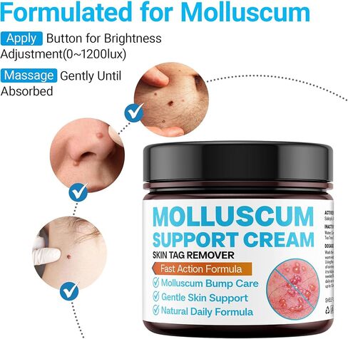 Molluscum Support Treatment, Molluscum Support Cream All Natural Support Cream for Molluscum Rash, SALICYLIC Acid 10% in Kuwait