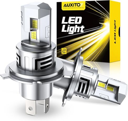 AUXITO H13 9008 Fog Bulb, 6500K White,30000LM Brightness, Canbus Ready, Wireless Plug and Play, Pack of 2 in Saudi Arabia