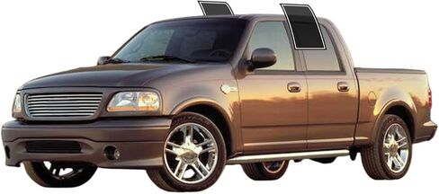 Precut Window Tint Film Front Two Door Windows Tint Film Cars Sun Blocking Protection Privacy Anti Shatter Glass 2 Ply Computer Cut Any Tint Shade for Ford F150 Crew Cab 1997-2003 in Kuwait