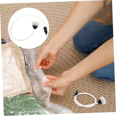 Veemoon خرطوم مانع للتسرب متوافق مع حافظة الطعام لتعليب الجرار والحاويات الممتدة لاستخراج الهواء بكفاءة، ملحقات متعددة الاستخدامات لحفظ الطعام in Kuwait