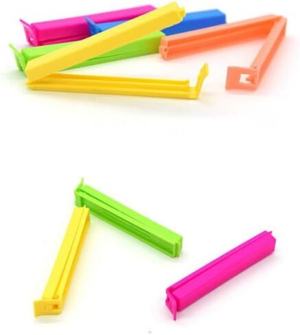 48 قطعة من مشابك الرقائق البلاستيكية لختم أكياس الطعام، ومشابك إغلاق أكياس الوجبات الخفيفة للطعام والمطبخ والمنزل in Kuwait