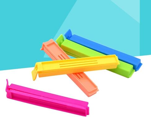 48 قطعة من مشابك الرقائق البلاستيكية لختم أكياس الطعام، ومشابك إغلاق أكياس الوجبات الخفيفة للطعام والمطبخ والمنزل in Kuwait