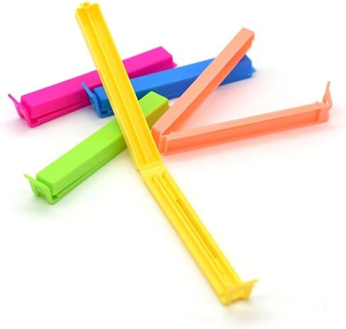 48 قطعة من مشابك الرقائق البلاستيكية لختم أكياس الطعام، ومشابك إغلاق أكياس الوجبات الخفيفة للطعام والمطبخ والمنزل in Kuwait