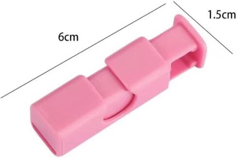6PCS Bag Sealing Clips Multi Function Plastic Spring Design for Snacks Bread Preservation Kitchen Travel Storage, A in Saudi Arabia
