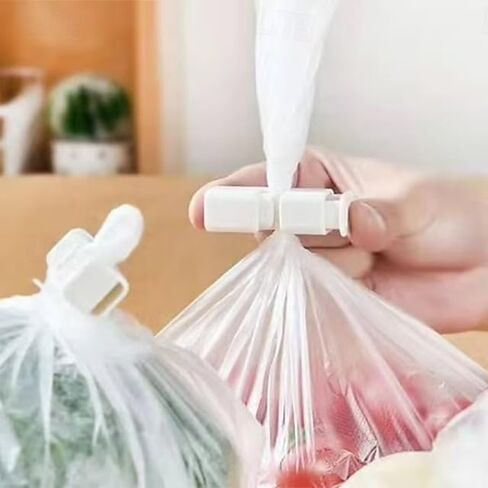 10 قطع من مشابك حفظ الطعام طازجًا، سدادات أكياس بلاستيكية متعددة الأغراض للوجبات الخفيفة والخبز والمسحوق ومشابك تخزين الطعام محكمة الغلق ومقاومة للرطوبة in Saudi Arabia