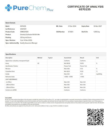 PureChemPros DMSO Pharmaceutical Grade 99.9% Pure (Dimethyl Sulfoxide) Low Odor Solvent DMSO Liquid 99.9% Pure with Precision Dropper - (4oz) in Saudi Arabia