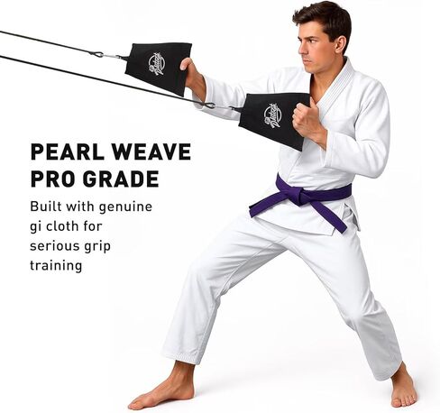 Jiu Jitsu Grip Trainer Simulating Gi – BJJ Resistance Bands System | Grappling Grip Strength & Endurance Training for Judo, MMA & Home Gym in Saudi Arabia