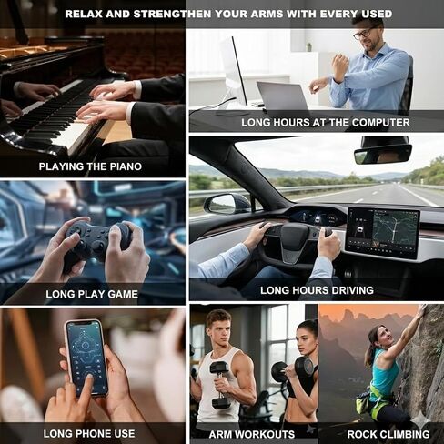 كرة عزم الدوران ذات التشغيل التلقائي مع عداد LED - مقوي للمعصم والساعد - تمرين اليد الجيروسكوبي لقوة القبضة والمرونة والحيوية اليومية in Kuwait