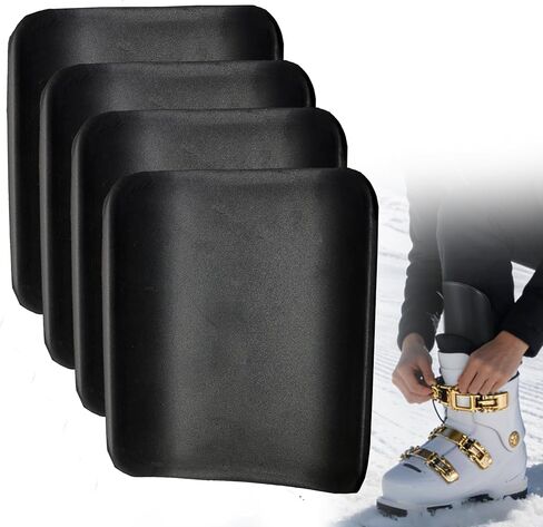 قطعتان/4 قطع من واقيات قصبة التزلج، وسادات ساق من الفوم المنحني على الجليد، قابلة لإعادة الاستخدام، واقي قصبة التزلج، وسادات حماية ضد قصبة الساق لبطانة حذاء التزلج لتقليل الضغط (7 بوصة × 5.5 بوصة) in Kuwait