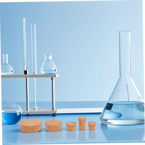Cabilock 25PCS Reusable Cork Stoppers for Jars Leak Airtight Jar Seal Plugs for Laboratory Experiments and Kitchen Storage in Saudi Arabia