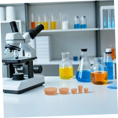 Zerodeko 25PCS Leak Airtight Plugs for Laboratory and Home Use Reusable Assorted Softwood Corks for Sealing Jars and Containers in Saudi Arabia