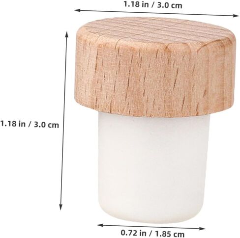 24pcs Shaped Wine Stoppers Reusable Wine Plugs for Bottles Cork Sealing Plugs for Laboratory Beer and Craft Applications Temperature Resistant Easy to Use in Saudi Arabia