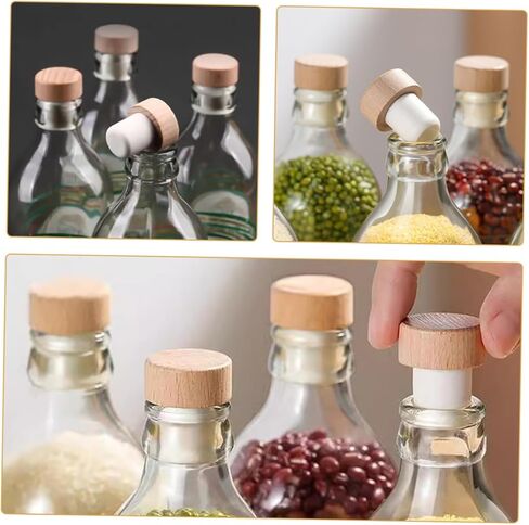 24pcs Shaped Wine Stoppers Reusable Wine Plugs for Bottles Cork Sealing Plugs for Laboratory Beer and Craft Applications Temperature Resistant Easy to Use in Saudi Arabia