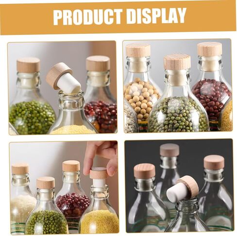 24pcs Shaped Wine Stoppers Reusable Wine Plugs for Bottles Cork Sealing Plugs for Laboratory Beer and Craft Applications Temperature Resistant Easy to Use in Saudi Arabia