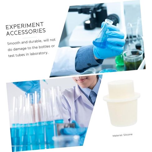 5Pcs Stopper for Erlenmeyer Flasks and Test Tubes Laboratory Sealing Versatile and Multi Functional for Experiments in Saudi Arabia
