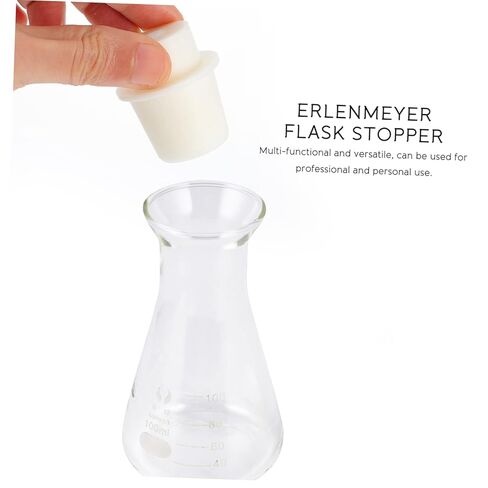 5Pcs Stopper for Erlenmeyer Flasks and Test Tubes Laboratory Sealing Versatile and Multi Functional for Experiments in Saudi Arabia