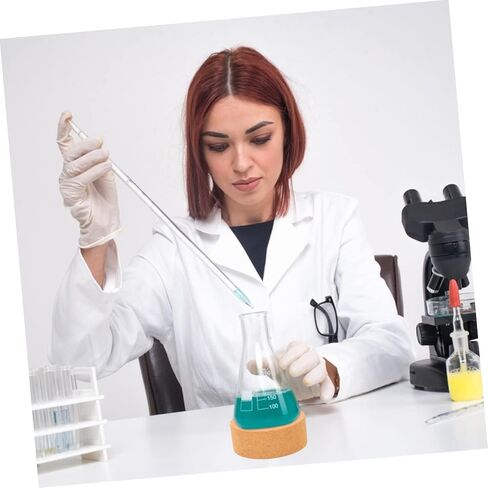 PRETYZOOM 2Pcs Laboratory Flask Pad Cork Flask Stand for Round Bottom Flasks Lightweight and Experimental Holder for Secure Flask Support Labs in Saudi Arabia
