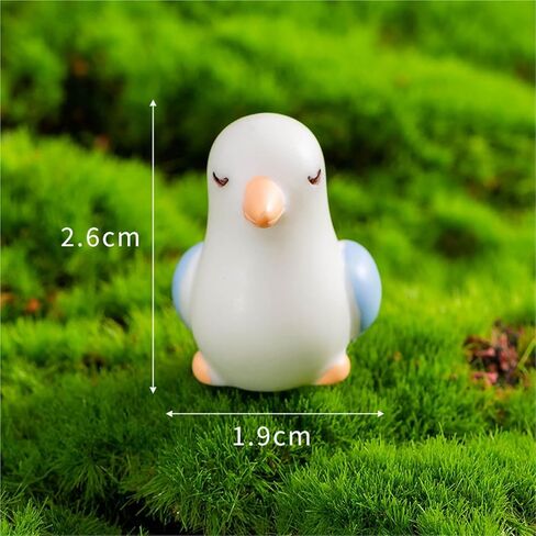 Hinge Heads Decorative Topper Set 4PCS, Home Decoration,Magnetic Hinge Head Toppers Door Hinge, Cute Mini Creative Seagulls, Seabirds, Resin Ornament in Saudi Arabia