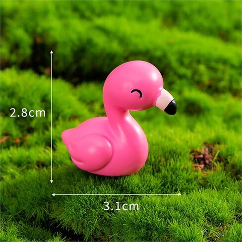 Hinge Heads Decorative Topper Set 5PCS, Home Decoration,Magnetic Hinge Head Toppers Door Hinge, Cute Mini Creative Flamingos, Resin Ornament in Saudi Arabia