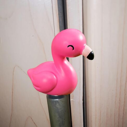 Hinge Heads Decorative Topper Set 5PCS, Home Decoration,Magnetic Hinge Head Toppers Door Hinge, Cute Mini Creative Flamingos, Resin Ornament in Saudi Arabia