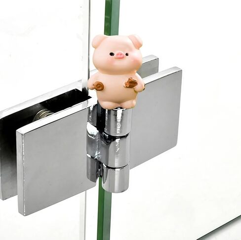 Hinge Heads Decorative Topper Set 6PCS, Home Decoration,Magnetic Hinge Head Toppers Door Hinge, Cute Mini Creative Small Animals, Rabbits, Cats, Piglets, Resin Ornaments in Saudi Arabia