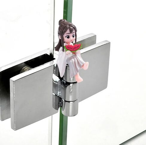 Hinge Heads Decorative Topper Set 1PCS, Home Decoration,Magnetic Hinge Head Toppers Door Hinge, Cute Mini Creative Vintage White Girl Eating Watermelon, Resin Ornament in Saudi Arabia