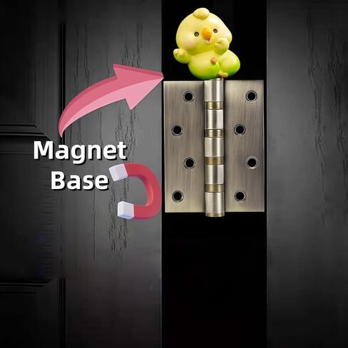 Hinge Heads Decorative Topper Set 3PCS, Home Decoration,Magnetic Hinge Head Toppers Door Hinge, Cute Mini Creative Leaning Back Against The Little Bird, Chick, Parrot, Resin Ornament in Saudi Arabia