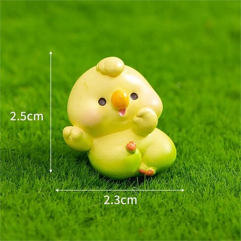 Hinge Heads Decorative Topper Set 3PCS, Home Decoration,Magnetic Hinge Head Toppers Door Hinge, Cute Mini Creative Leaning Back Against The Little Bird, Chick, Parrot, Resin Ornament in Saudi Arabia