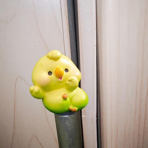 Hinge Heads Decorative Topper Set 3PCS, Home Decoration,Magnetic Hinge Head Toppers Door Hinge, Cute Mini Creative Leaning Back Against The Little Bird, Chick, Parrot, Resin Ornament in Saudi Arabia