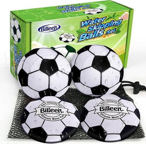 4 قطع من كرات تخطي المياه للعب في حمام السباحة، وألعاب السباحة على الشاطئ في حمام السباحة للأطفال من سن 4 إلى 8 سنوات، ومن 8 إلى 12 عامًا والكبار، تتضمن كرتين وقرصين in Kuwait