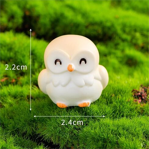Hinge Heads Decorative Topper Set 4PCS, Home Decoration,Magnetic Hinge Head Toppers Door Hinge, Cute Mini Creative Owl, Resin Ornament in Saudi Arabia