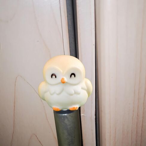 Hinge Heads Decorative Topper Set 4PCS, Home Decoration,Magnetic Hinge Head Toppers Door Hinge, Cute Mini Creative Owl, Resin Ornament in Saudi Arabia