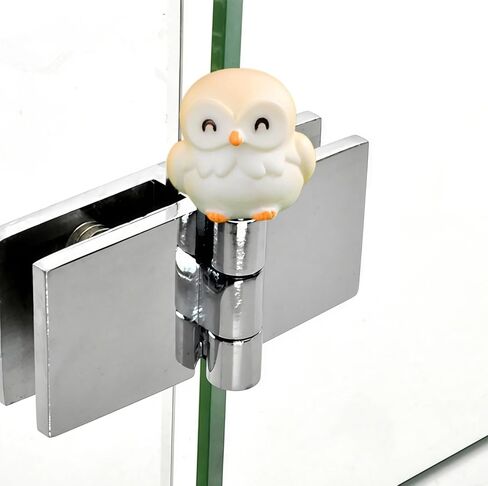 Hinge Heads Decorative Topper Set 4PCS, Home Decoration,Magnetic Hinge Head Toppers Door Hinge, Cute Mini Creative Owl, Resin Ornament in Saudi Arabia
