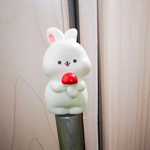 Hinge Heads Decorative Topper Set 6PCS, Home Decoration,Magnetic Hinge Head Toppers Door Hinge, Cute Mini Creative Small Animals, Rabbits, Resin Ornaments in Saudi Arabia