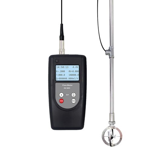مقياس سرعة الماء FM-100V5، عدادات تدفق المياه ذات القناة المفتوحة، النطاق 0.01-5.00 م/ث in Saudi Arabia