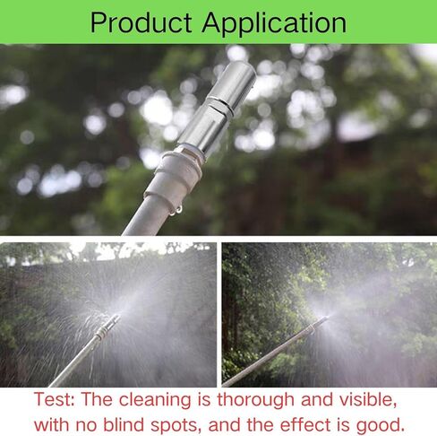 360-degree automatic rotating nozzle 1/4BSP, small-diameter barrel cleaning, cleaning of the inner wall of the wine barrel, suitable for cleaning the inner walls of the barrels in Kuwait