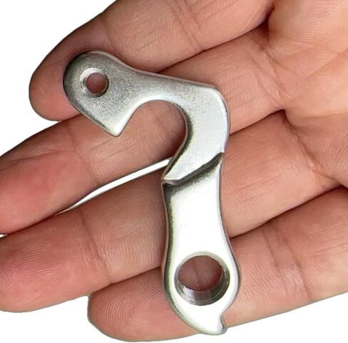 Rear Derailleur Hanger 242, CNC Aluminum Alloy Gear Mech Hanger with Bolts, Compatible with Wheeler, Winora, Hercules, KHS, Epple, Haibike, Serious, Sinus, Staiger – Silver in Kuwait
