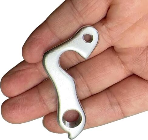 Rear Derailleur Hanger 242, CNC Aluminum Alloy Gear Mech Hanger with Bolts, Compatible with Wheeler, Winora, Hercules, KHS, Epple, Haibike, Serious, Sinus, Staiger – Silver in Kuwait