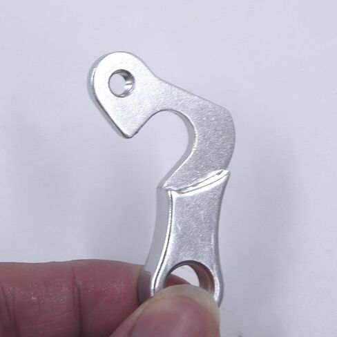 Rear Derailleur Hanger 242, CNC Aluminum Alloy Gear Mech Hanger with Bolts, Compatible with Wheeler, Winora, Hercules, KHS, Epple, Haibike, Serious, Sinus, Staiger – Silver in Kuwait