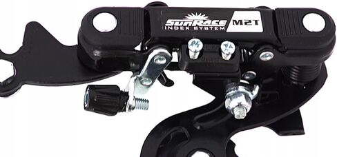 Sunrace RD-M2T Rear Derailleur Der Sunrace Rdm2t Ss 6/7s W/brkt Bk in Saudi Arabia