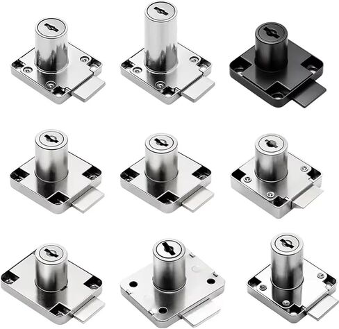 Cabinet Drawer Latch Locks Furniture Door Lock Hardware Solid 1Pcs(19x22) in Saudi Arabia