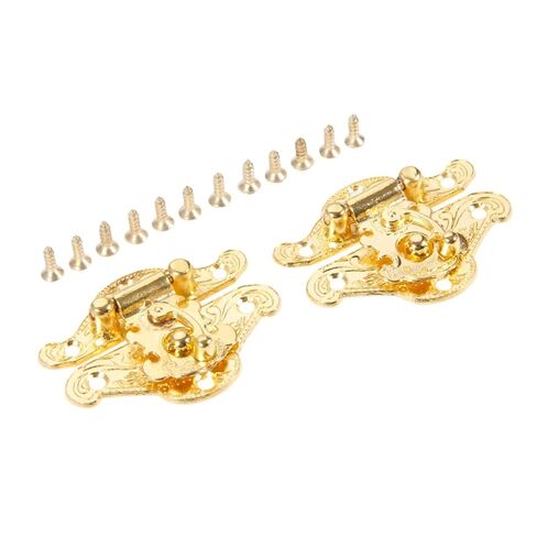 Box Latch Hasps Lock Catch Latches Furniture Hardware 38 * 49mm 2Pcs in Saudi Arabia