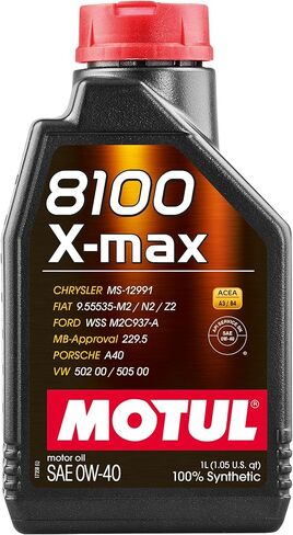 Motul 8100 X-max 0W-40 Synthetic Oil 5 Liters (104533) in Kuwait