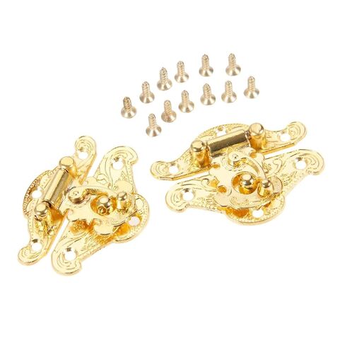 Box Latch Hasps Lock Catch Latches Furniture Hardware 38 * 49mm 2Pcs in Saudi Arabia
