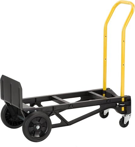 شاحنة يدوية قابلة للتحويل من البلاستيك والنايلون خفيفة الوزن من هاربر، سعة 400 رطل (PJDY2223A) in Kuwait