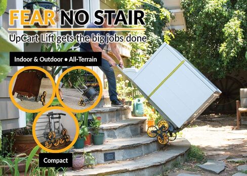 UpCart® Lift - Stair Climbing and Folding Flat Hand Truck up to 200lb Capacity in Saudi Arabia